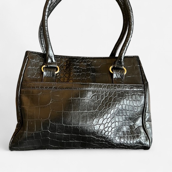 Anne Klein Crocodile Tote (Pink interior) - Picture 8 of 11